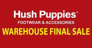 Featured image for Hush Puppies warehouse sale at Shah Alam offers up to 80% off discounts from 30 Nov – 4 Dec 2016
