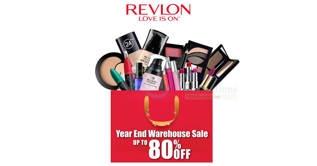 Featured image for Revlon's year end warehouse sale offers up to 80% off at Shah Alam from 30 Nov - 2 Dec 2016
