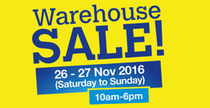 Featured image for Scholl Warehouse Sale at Citta Mall from 26 – 27 Nov 2016