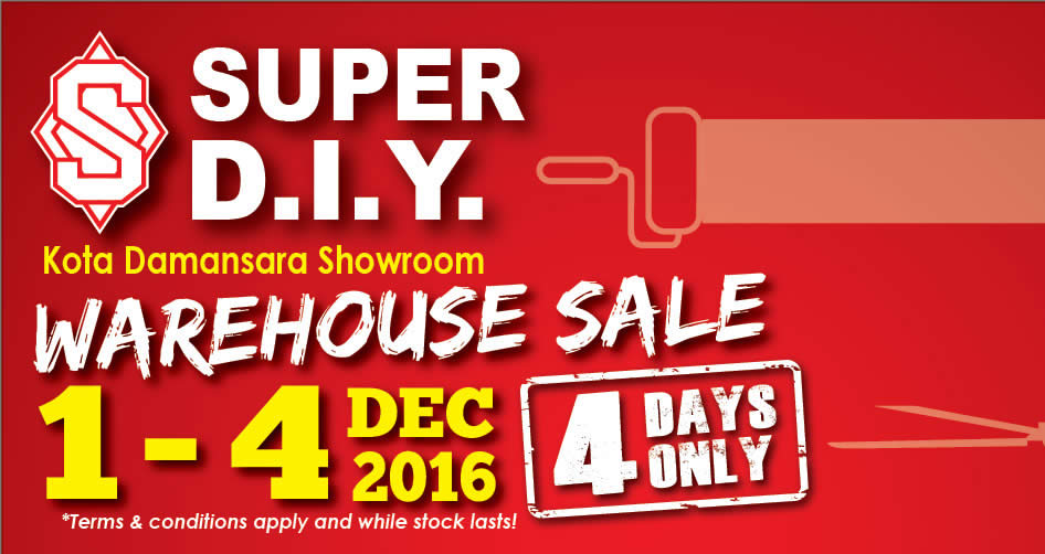 Featured image for Super Ceramic Tiles & Design warehouse sale at Kota Damansara from 1 - 4 Dec 2016