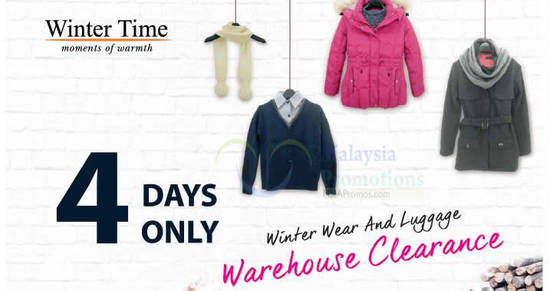 Featured image for Winter Time warehouse sale at Pearl Point from 1 - 4 Dec 2016