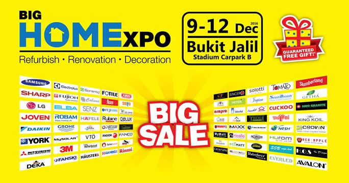 Featured image for BIG HOMExpo at Bukit Jalil Stadium from 9 - 12 Dec 2016