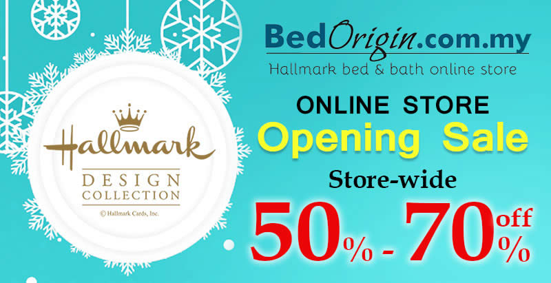 Featured image for Hallmark Bed & Bath Online Store Opening Sale from 9 - 29 Dec 2016