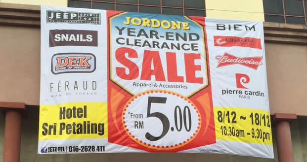 Featured image for Jetz warehouse sale at Hotel Sri Petaling from 8 - 18 Dec 2016