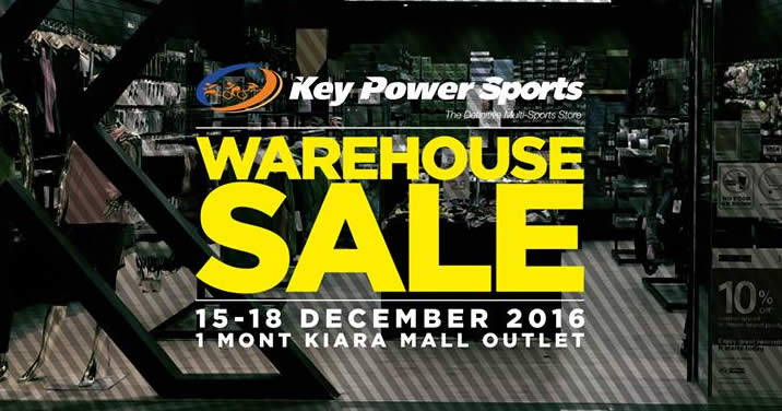 Featured image for Key Power Sports warehouse sale at 1 Mont Kiara from 15 - 18 Dec 2016