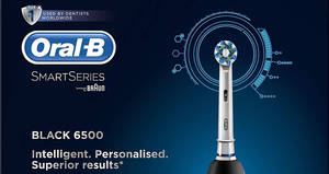 Featured image for 70% off Oral-B Smart Series 6500 electric rechargeable toothbrush 24hr deal from 25 – 26 Feb 2017