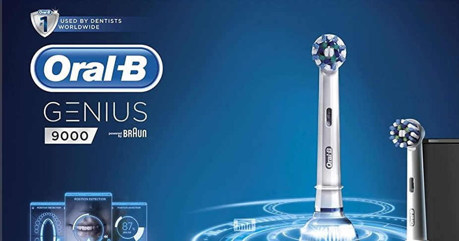 Featured image for 64% off Oral-B Genius 9000 electric rechargeable toothbrush 24hr deal from 11 - 12 Feb 2017