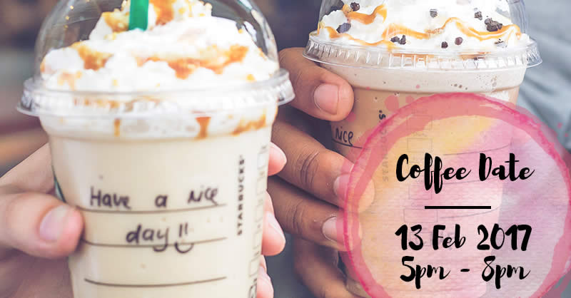 Featured image for Starbucks 50% off second beverage from 5pm to 8pm on 13 Feb 2017