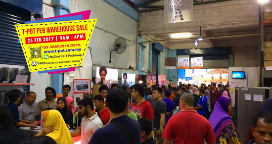 Featured image for T-Pot warehouse sale at Shah Alam on 25 Feb 2017