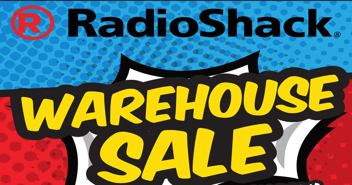 Featured image for RadioShack warehouse sale returns! Enjoy discounts of up to 90% off from 30 Mar - 9 Apr 2017