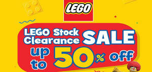 Featured image for (EXPIRED) LEGO up to 50% off stock clearance sale at Pearl Point from 19 – 24 Apr 2017