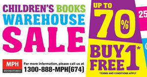 Featured image for (EXPIRED) MPH Children’s Books Warehouse SALE at The School, Jaya One from 25 Apr – 1 May 2017
