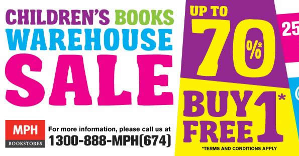 Featured image for MPH Children's Books Warehouse SALE at The School, Jaya One from 25 Apr - 1 May 2017