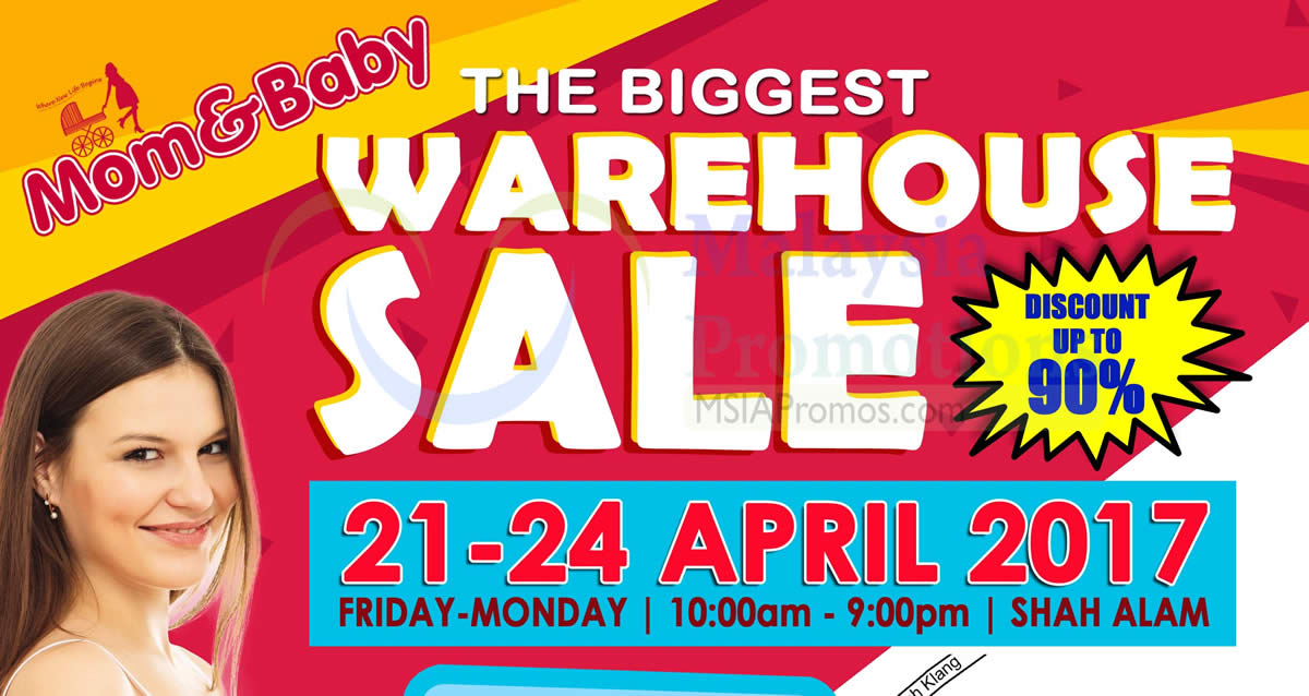 Featured image for Mom & Baby Biggest Warehouse Sale at Shah Alam from 21 - 24 Apr 2017