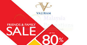 Featured image for (EXPIRED) Valiram: Up to 80% OFF Friends & Family sale! From 12 – 14 Apr 2018