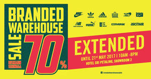 Featured image for (EXPIRED) Up to 70% OFF branded sportswear sale at Hotel Sri Petaling from 9 – 21 May 2017