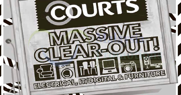 Featured image for Courts: Up to 80% cash discounts storewide! From 22 - 23 Jul 2017
