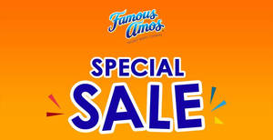 Featured image for Famous Amos special SALE at SS2 Petaling Jaya! From 28 – 30 Jul 2017