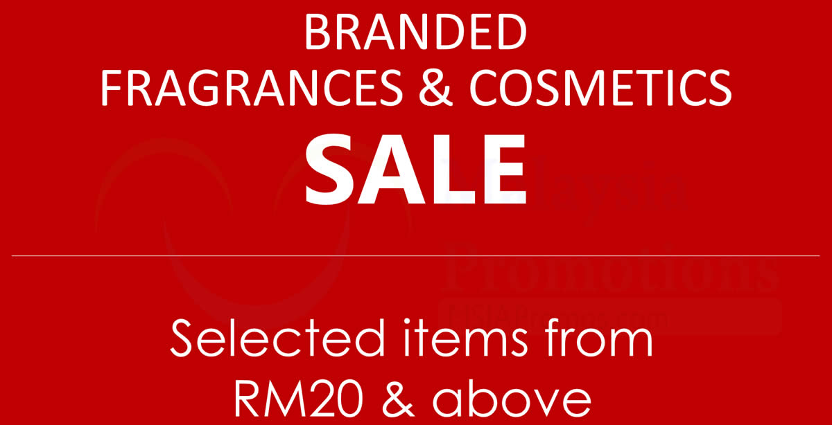 Featured image for Branded fragrances & cosmetics sale at Mid Valley! From 26 - 28 Jul 2017