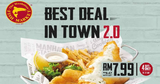 Featured image for Manhattan FISH MARKET's Best Deal in Town is BACK! From 18 - 21 Jul 2017
