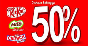Featured image for Nestle: Up to 50% Off KitKat, Milo Nuggets & more at SACC Mall! From 28 – 29 Jul 2017
