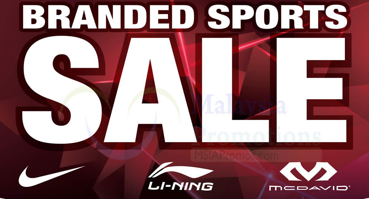 Featured image for Branded Sports (Nike, Li-Ning and Mcdavid) Warehouse Sale at Citta Mall! From 10 Aug - 17 Sep 2017