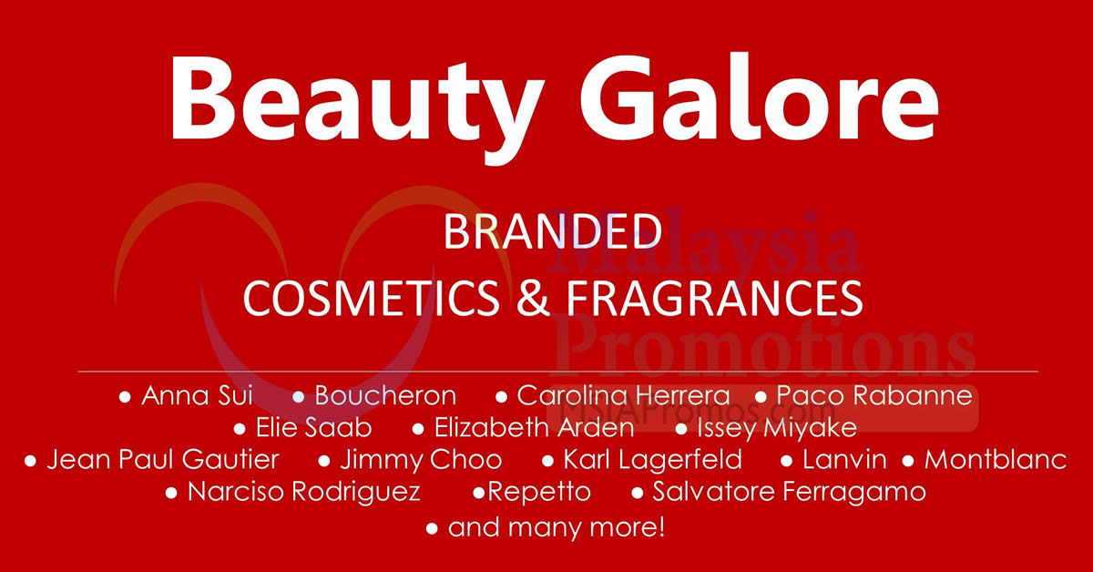 Featured image for Luxasia Beauty Galore (Branded Cosmetics & Fragrances) at 1 Utama! From 25 - 27 Aug 2017