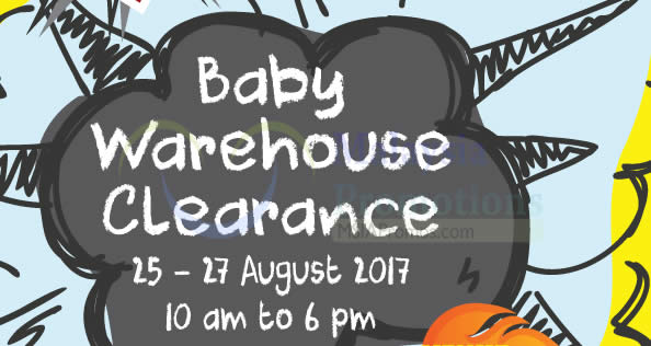 Featured image for Mamours up to 80% off baby warehouse clearance from 25 - 27 Aug 2017
