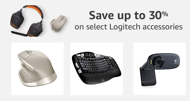 Featured image for Amazon 24hr Deal: Up to 30% off select Logitech accessories! Ends 28 Sep 2017, 3pm