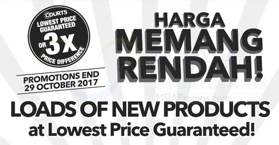 Featured image for Courts: Loads of new products at lowest price! From 27 - 29 Oct 2017