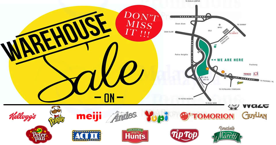 Featured image for Delfi Marketing (Meiji, Kellogg's, Pringles, etc) warehouse sale at Sky Park One City on 26 Oct 2017