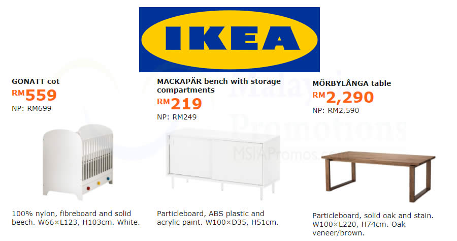 Featured image for IKEA: Enjoy savings of up to RM300 on selected items! Offers valid from 6 Nov - 3 Dec 2017