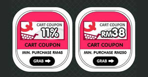 Featured image for Qoo10: Grab free 11% and RM38 Black Friday Week cart coupons! Ends 26 Nov 2017