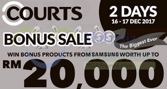 Courts Bonus Sale feat 16 Dec 2017 Courts Bonus Sale feat 16 Dec 2017