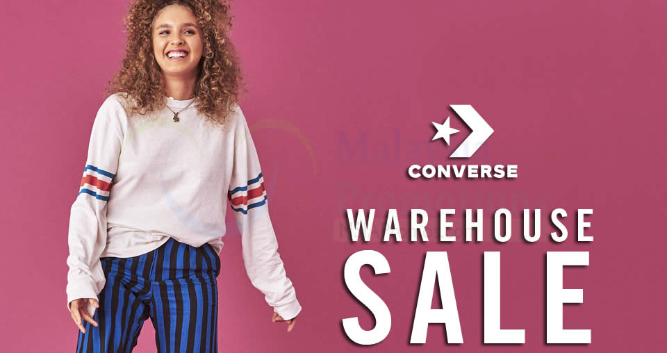 Featured image for Converse warehouse sale at Johor from 31 Jan - 4 Feb 2018