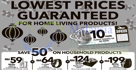 Featured image for Courts: Lowest prices guaranteed for home living products! From 20 - 21 Jan 2018