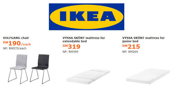 Featured image for IKEA: Enjoy savings of up to RM110 on selected items! Offers valid from 1 Jan - 4 Feb 2018