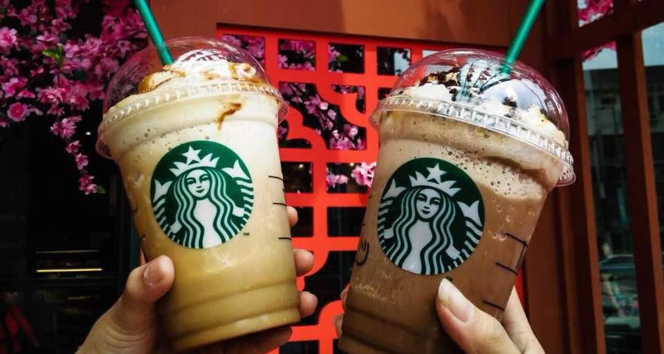 Featured image for Starbucks is offering Buy-1-FREE-1 Frappuccino Beverage at almost all stores from 26 - 28 October 2019