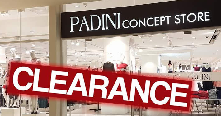 Featured image for Padini Clearance sale at selected Concept Store outlets from 22 - 31 March 2019