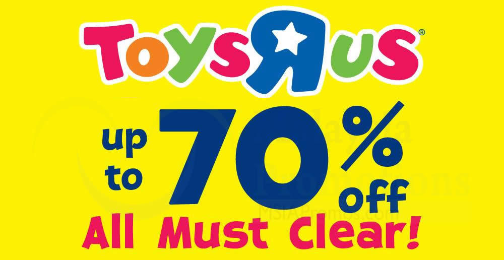 Featured image for Toys "R" Us: Up to 70% OFF clearance sale at The Summit USJ! From 11 - 15 Apr 2018