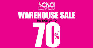 Featured image for SaSa warehouse sale at Pearl Point from 23 – 27 May 2018