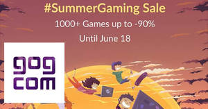 Featured image for GOG up to 90% OFF on over 1,000 games Summer Gaming Sale till 18 Jun 2018