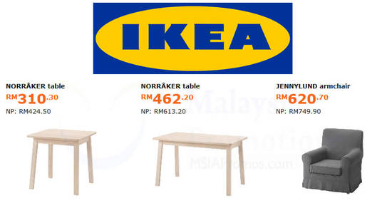 Featured image for IKEA: Save up to RM150 on selected items! Offers valid from 4 Jun - 1 Jul 2018