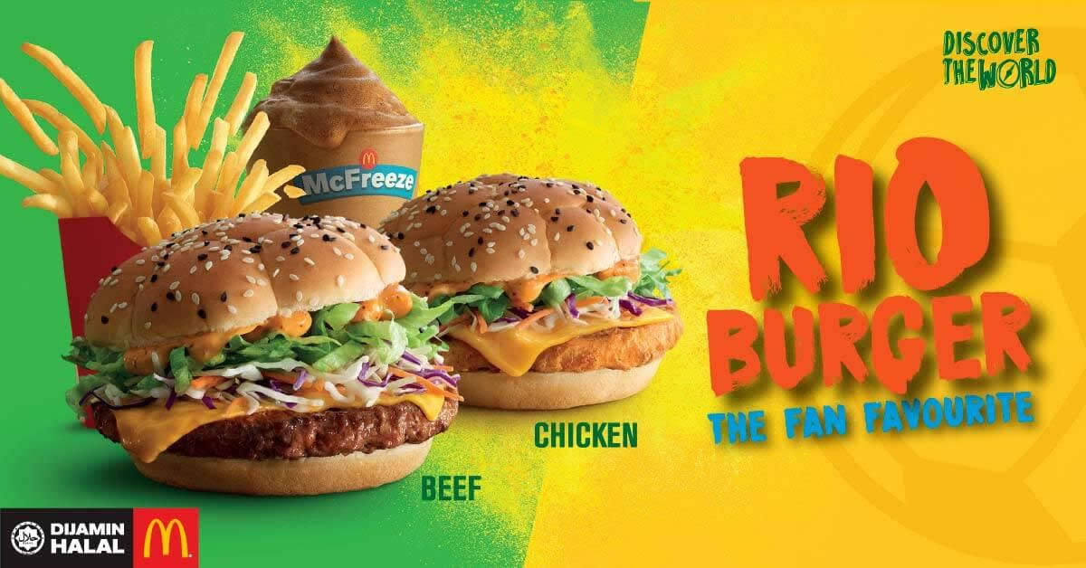 Featured image for McDonald's Rio Burger is back from 14 Jun 2018