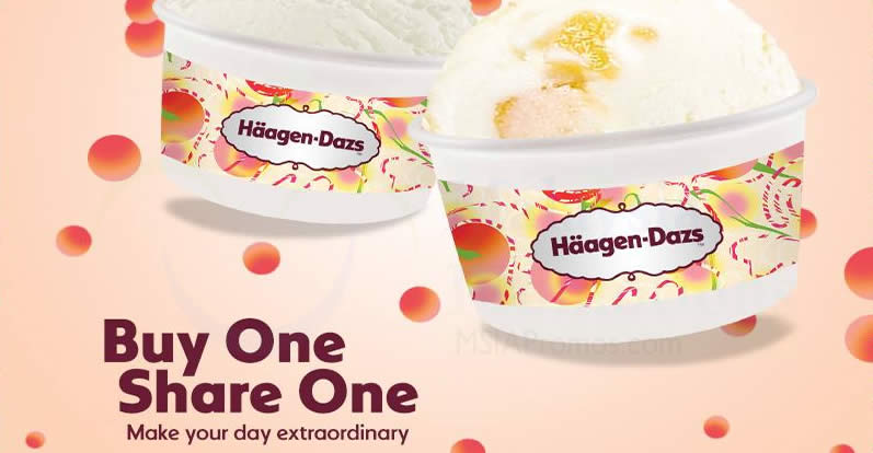 Featured image for Haagen-Dazs: Buy one scoop of Plain Frozen Yogurt & get another scoop of any flavour free at ALL outlets! From 13 - 17 Aug 2018