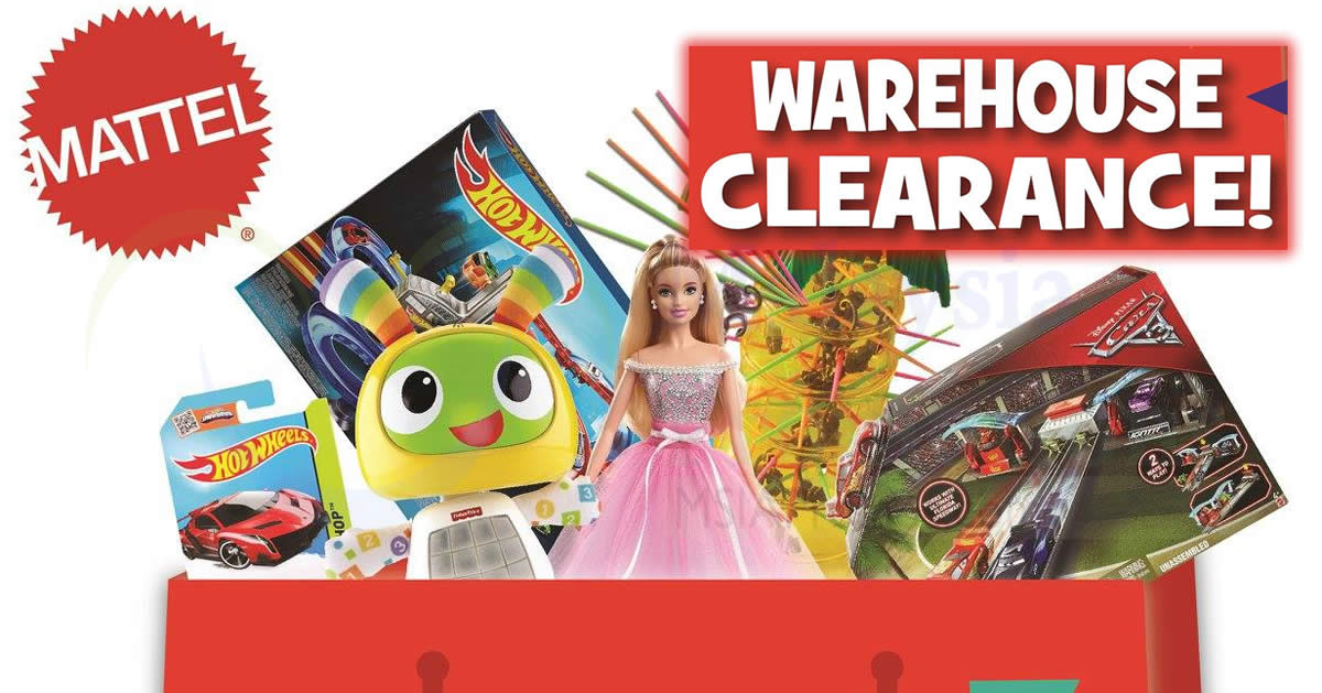 Featured image for Mattel Warehouse Clearance at KL Gateway Mall from 16 - 18 Aug 2018