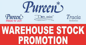 Featured image for Pureen: Oct 2018 warehouse stock clearance SALE! From 6 – 7 Oct 2018