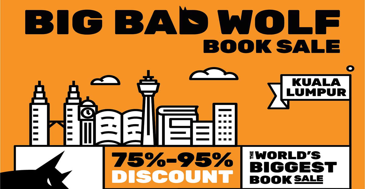 Featured image for Big Bad Wolf Books up to 95% off books sale from 7 - 17 Dec 2018