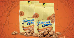 Featured image for Famous Amos: Get additional 50g or 100g cookies when you add RM1 promotion on 4 December 2018