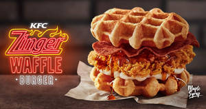 Featured image for KFC Malaysia launches new Zinger Waffle Burger from 2 Oct 2018
